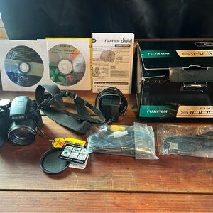 Fujifilm Black Digital Camera with Advanced Features